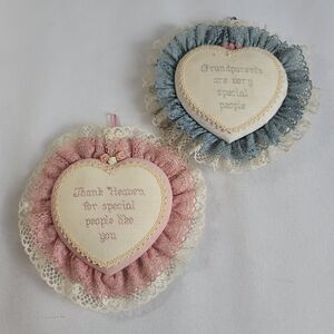 Heart-Shaped Lace Wall Decor